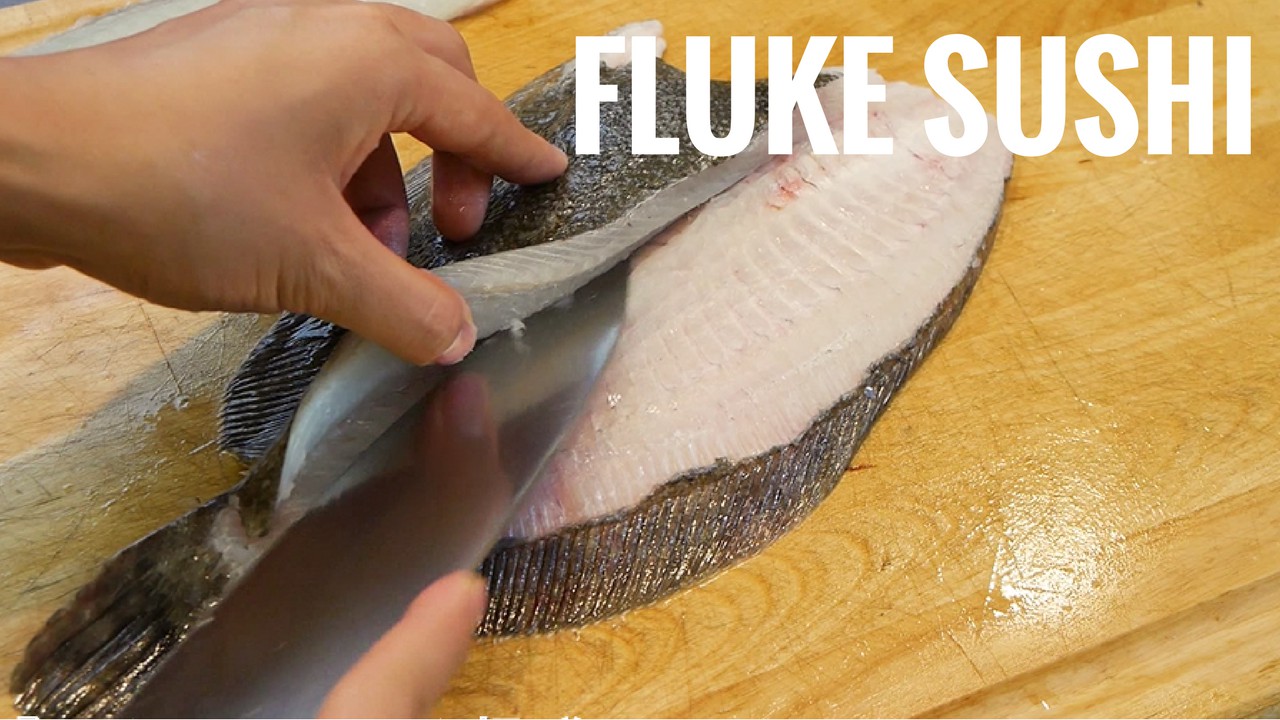 How to make Fluke and Flounder Sushi and Sashimi