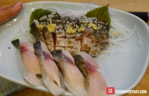 Spanish Mackerel Sushi and Sashimi