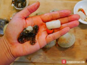 Cleaning Bay Scallops