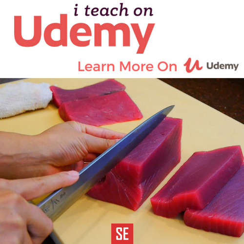 Online Sushi Course Udemy - Dan Yang Sushi Everyday